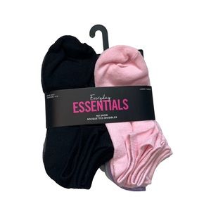 Ladies Everyday Essential MultiColor No  Show Socks (20 Pair) Women's Size 4-10